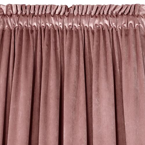 Eurofirany Design91 ROSA Soft Plain Opaque Velvet Curtain with Tape For Rail, 1 Unit - Image 2