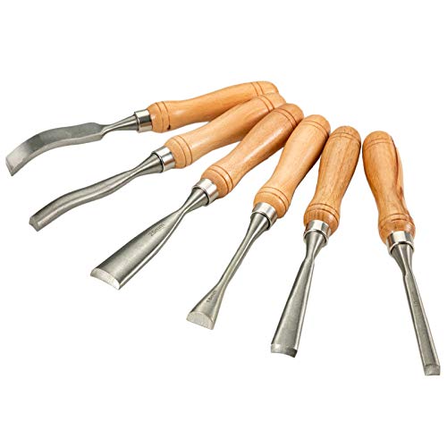 Vevor 12WOODCHISELS Wood Chisel Sets 12Pcs，Wood Carving Hand Chisel 3-3/4Inch Blade Length,Woodworking Chisels With Red Eucalyptus Handle,Wood Tool Box,For Wood Carving Root Carving Furniture Carving Lathes thumb #8