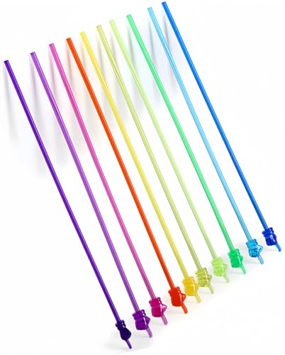 10PCS Children Finger Reading Stick Point Reading Pen Kindergarten Student Teacher Teaching Reading Picture Book Finger Shape Mini Pointer Stick (A-Transparent)