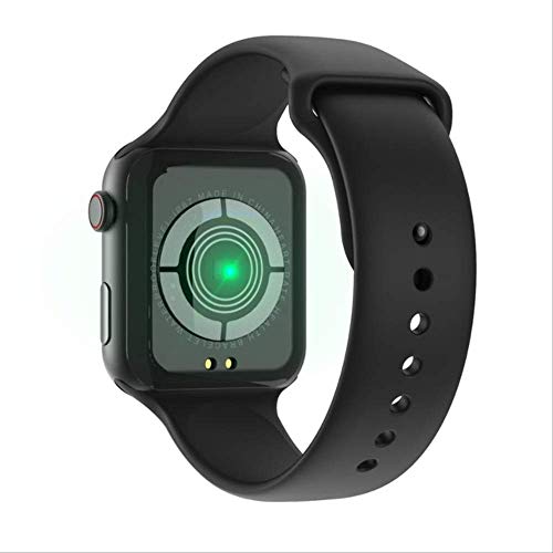 Preisvergleich Produktbild Smartwatch,Voller Touchscreen Bluetooth Smartwatch Kamera Pulsmesser Wasserdicht Smart Armband Pk Iwatch 4 Silikaschwarz