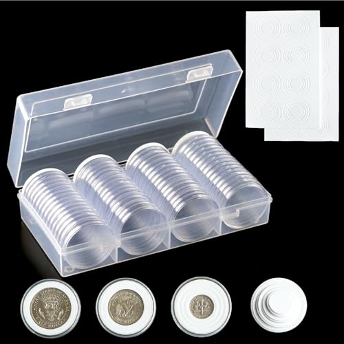 Set de 50 Cápsulas para Monedas de 40mm con Organizador miniatura 1