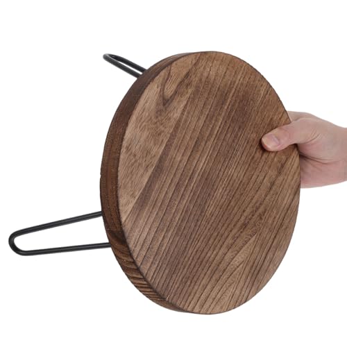 Support rond en bois pour plantes - Table basse rustique 30 cm
