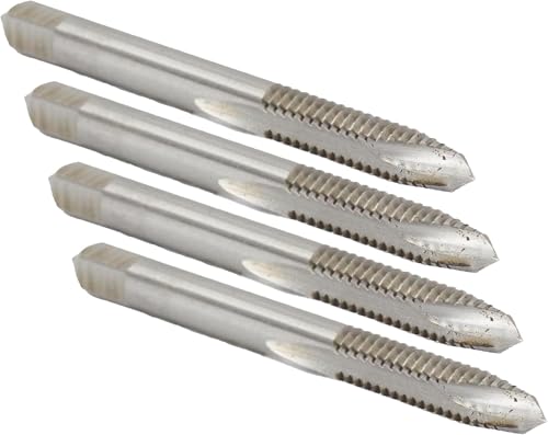 Image of Drill America m5 x .8 High Speed Steel 2 Flute Spiral Point Tap, DWT Series (Pack of 4)