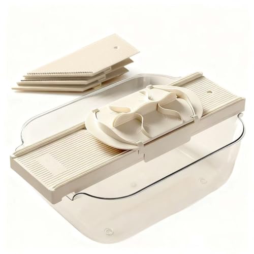Cortadora de verduras manual con protector de manos miniatura 1