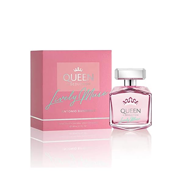 Antonio-Banderas-Perfumes-Queen-of-Seduction-Lively-Muse-Eau-de-Toilette-Spray-for-Women-Floral-Fruity-Fragrance-27-Fl-Oz Antonio Banderas Seduction Women Universe (Queen Of Seduction Lively Muse, 2.7 Fl Oz (Pack of 1))