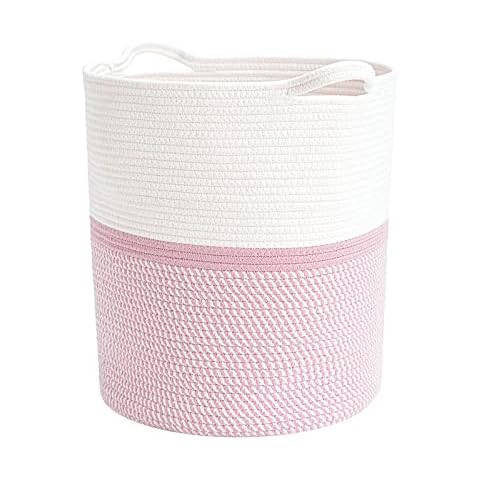 INDRESSME Cotton Basket Cover
