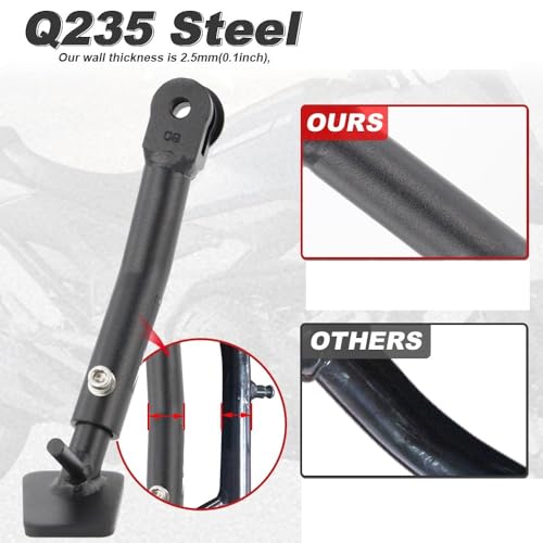 Support béquille béquille latérale réglable moto acier NC750X 2021-2025 accessoire