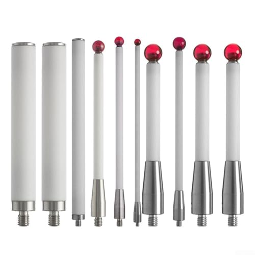 Tallo de cerámica CMM Stylus con Ru By Ball Tip Diseño ligero y resistente a la temperatura (A-5000-3712)