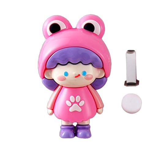 車のベント芳香剤クリップ、車の空気出口の香り,カエルの帽子の女の子の形のカーエアコン吹き出し口の装飾 - 車の芳香剤アロマセラピー、芳香剤カーアクセサリー、自動車装飾用カーディフューザー芳香剤