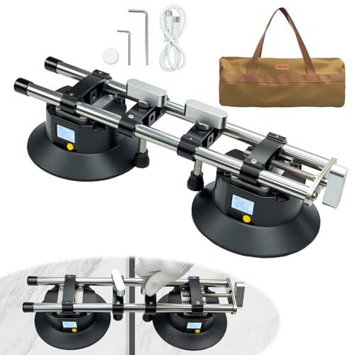 Seamless Seam Setter with 6 Electric Suction Cups for Countertop 660LBS