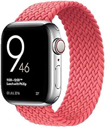 Amazon.com: Correa elástica trenzada suave compatible con Apple Watch  Series 6/5/4/3/2/1/SE de 1.496 in, 1.575 in, 1.654 in, 1.732 in : Celulares  y Accesorios