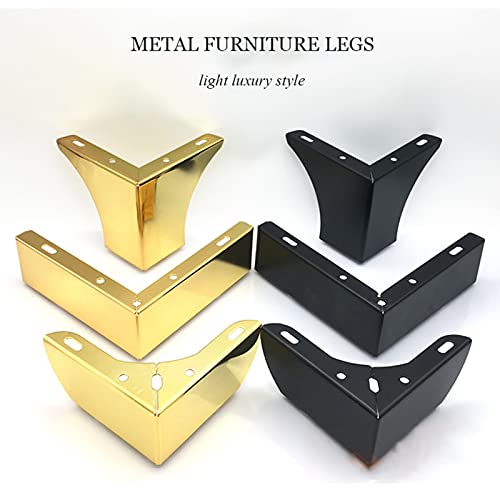 Piedini per Mobili Oro/Neri, Gambe per Mobile da