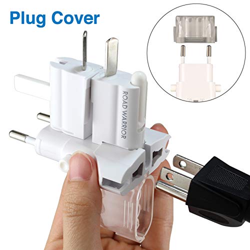 Road Warrior Worldwide Travel Plug Adapter European/Uk/Australia/Usa/India/Brazil/China Does Not Convert Voltage Rw101Wh #TOP7