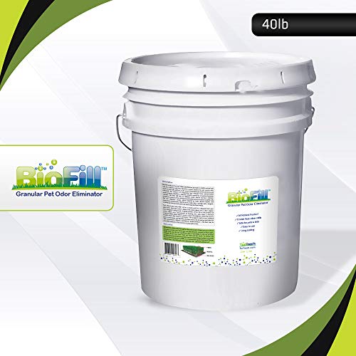 BioFill Artificial Grass Turf Granular Infill Deodorizer and Eliminator - All Natural, Long