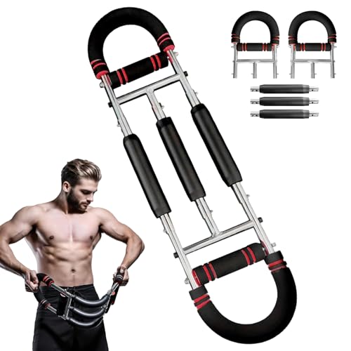 Twister Armtrainer,Armtrainer FüR Zuhause, 40–200 Lb Verstellbares BrusttrainingsgeräT, Armtrainer, Twister-Armtrainer, Tragbare Power-Twister-Stange, Abnehmbares Design, Fitness üBe (ROT 100kg) Twister Armtrainer,Armtrainer FüR Zuhause, 40–200 Lb Verstellbares BrusttrainingsgeräT, Armtrainer, Twister-Armtrainer, Tragbare Power-Twister-Stange, Abnehmbares Design, Fitness üBe (ROT 100kg)