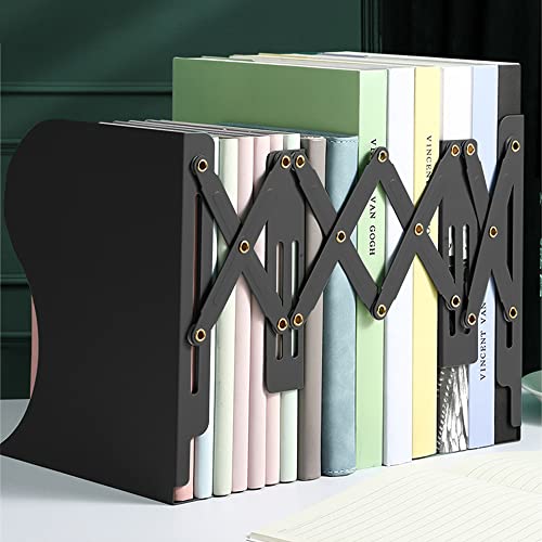 Adjustable Bookends, Expandable Bookends Magazine File Holder,Desk Organizer And Accessories For Office, Books, Papers, Extends Up To 19 Inches #TOP2
