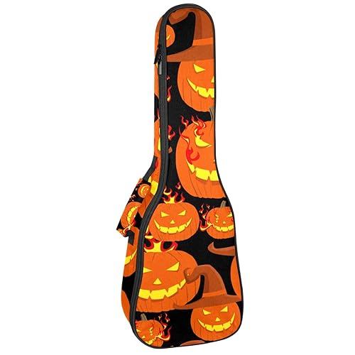 JRHEJTHH Durable Ukulele Bag Water Resistent Ukulele Case with Adjustable Shoulders for 21 23 24 inch Thick Padding Cartoon Pumpkin - Les Beatles, Paul McCartney, John Lennon, RIngo Starr, George Harrison JRHEJTHH Durable Ukulele Bag Water Resistent Ukulele Case with Adjustable Shoulders for 21 23 24 inch Thick Padding Cartoon Pumpkin