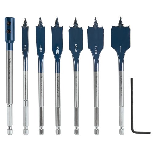 Bosch Daredevil DSB5005 7-Piece Spade Bit Set With Extension
