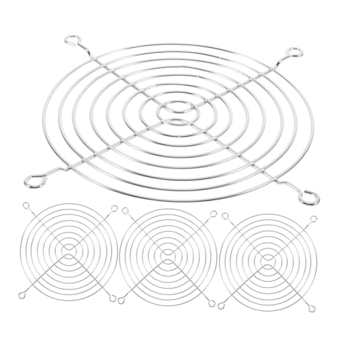 SEWACC 20pcs Computer Fan Grill Covers with Screws Protective Mesh for PC Cooling Compatible with Full Tower Cases Easy Installation for Enhanced Hardware