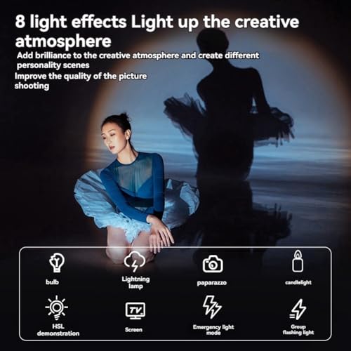 Luz de video portátil bicolor de 60W para iluminar espacios oscuros 2