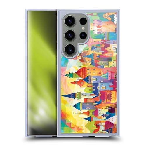 Coque MagSafe Samsung S24 Ultra antichoc avec design châteaux fantastiques