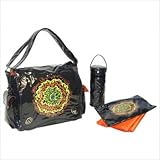 Sam Messenger Diaper Bag Color: Orange Sunburst