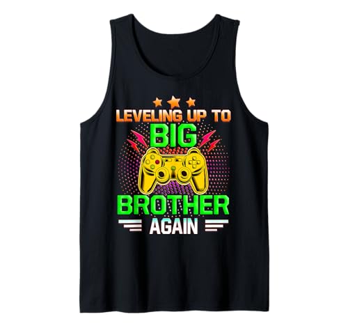 Hombre Divertidos regalos de juego para Big Brother Again Big Bro Camiseta sin Mangas