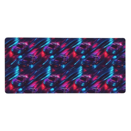 Grand tapis de souris de jeu voiture de course tapis bureau antidérapant pc