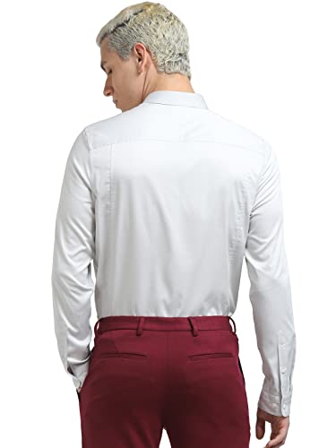 Image of Jack & Jones Men Cotton Slim Fit Opaque Casual Shirt