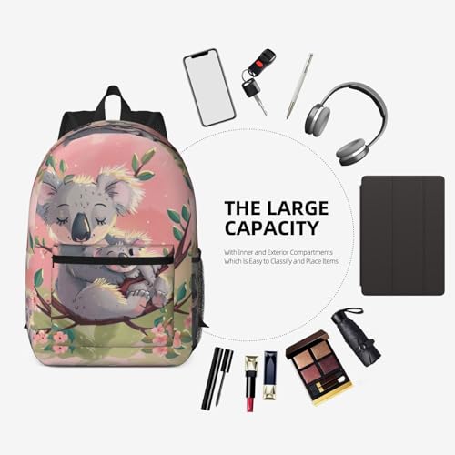 Sac à dos multi-poches tendance Koala Bear avec grand espace 43,2 cm - 6