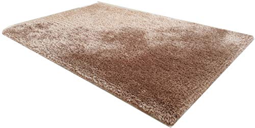 Image of Urban Modern Decor Features 5x7 Feet Modern Soft Shaggy Carpet Thick, Fluffy & 2 inch Pile Shag Rug for Your Kids Room, Bedroom & Livingroom(5x7 feet, Beige Plain)