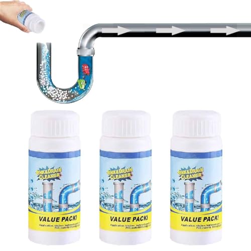 Sink Drain Cleaner,Powerful Sink and Drain Cleaner Powder,Foam Cleaner,Fast Foaming,Multi-functional Pipe Dredge,Pipeline Dredgi