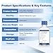 CryoKing 0.9% Normal Saline Solution, 0.1μm Filtration Sterilized Sodium Chloride Solution, Ready-to-Use Buffer for Lab Research Only, 500ml/Bottle (500ml Total)