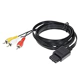 AV-zu-TV-Kabel: Hier können Sie Ihre Nintendo-Konsole über die AV-Eingangsbuchse mit einem Fernsehgerät oder Monitoren verbinden. Außerdem wird ein Composite-Video- und -Audioausgang für die Anzeige auf einem Fernsehgerät bereitgestellt.