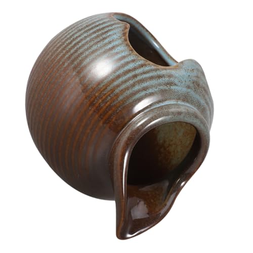 Luxshiny Ceramic Jug Fountain Spitter Ornament
