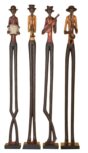 Deco 79 Jazz Band Set of 4