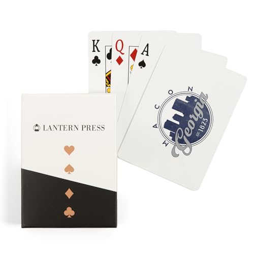 Baraja de cartas Macon Georgia, 52 cartas tamaño póker