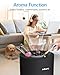 Air Purifiers for Home Bedroom, ADTARK Air Cleaner with 3-in-1 Filter, Sleep Mode & Aroma Function, 3 Light Modes, Room Air Purifier with 3 Timer for Office, Dorm, Hotel (Black)