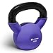 GYMENIST Kettlebell Fitness Iron Weights with Neoprene Coating Around The Bottom Half of The Metal Kettle Bell (12 LB)