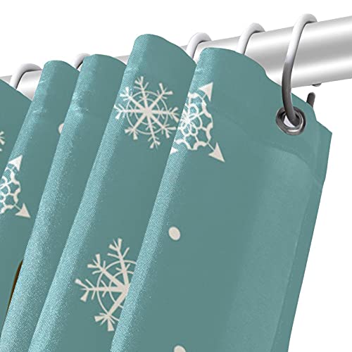Rideau de douche imperméable renne de Noël pour garder le sol bien sec