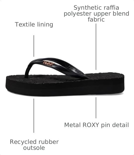Image of Roxy girls Viva Platform Flip Flop Sandal | Casual Sandals