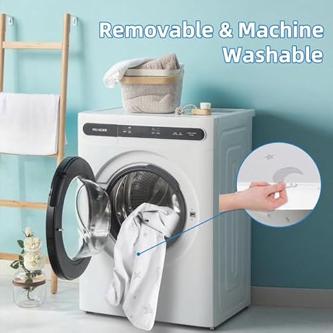 Pack and Play Mattress for Baby Toddlers, Pack N Play Mattresses with Carry Bag Washable Cover