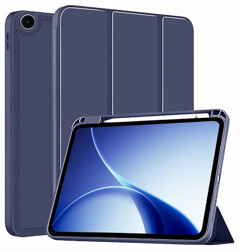 Image of ProElite Cover for Oppo Pad 5 12.1 inch Case, Soft Flexible Flip Case Cover for Oppo Pad 5 12.1 inch Case with Pen Holder [Auto Sleep Wake Feature] [Recoil Series] - Dark Blue