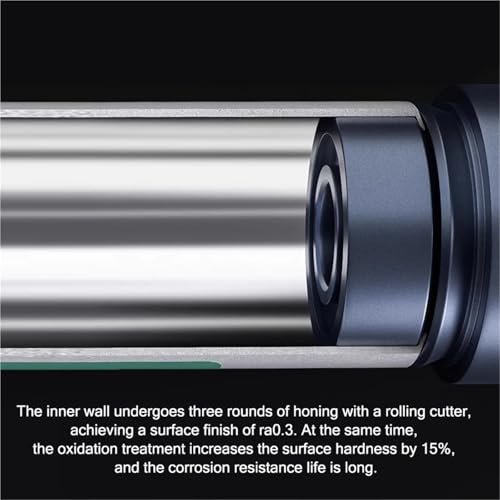 Cylindre pneumatique double alésage stable sans vibrations course 200mm - 5