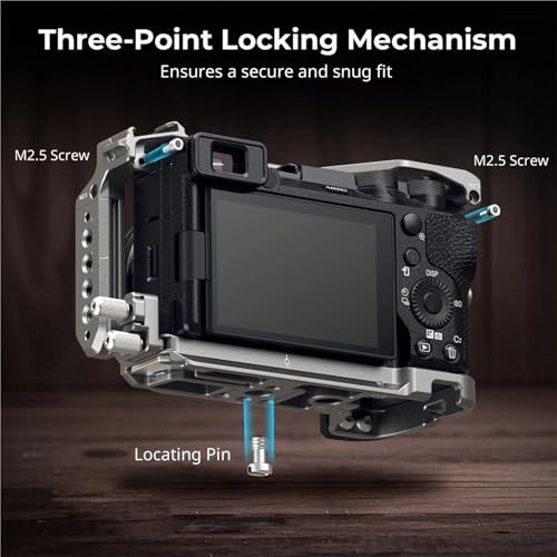 Kit de cage de caméra pour Sony A6700 avec plaque Arca compatible RS4 - 3