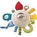 HABA Teether Cuddly Rainbow Round - Soft Activity Toy with Rattling & Teething Elements
