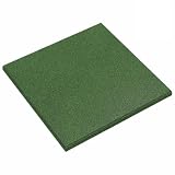Generisch Sturzschutzfliesen 24 STK. Grün 50 x 50 cm Gummi 118kg
