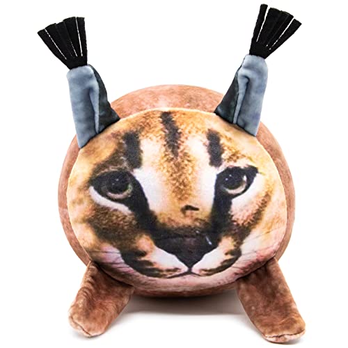 Maikerry Floppa Plush 8.3 Inches Caracal Chubby Pillow Cat Stuffed Animal Plush Toy For Kids, Anime Fan Gifts, Children's, Party Decoration #TOP2