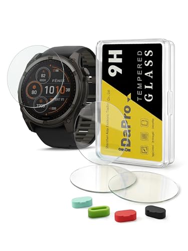 Image of iDaPro Screen Protector for Garmin Fenix 8 AMOLED 51mm, 9H Glass
