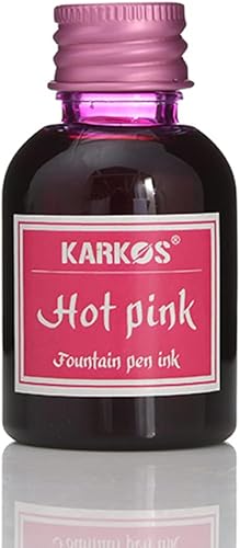 Vista 32 de Tinta embotellada para plumas estilográficas, azul oscuro brillante, tinta de caligrafía de 1.0 fl oz, escritura artística, dibujo, pintura, tinta